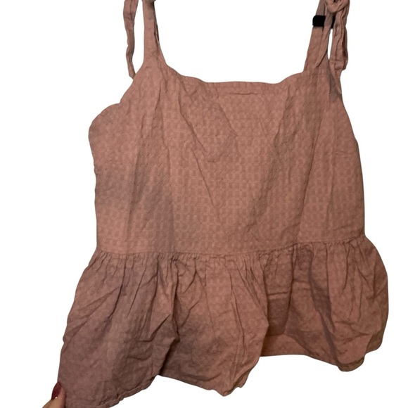 Madewell Pink Textured Top - Picture 3 of 5